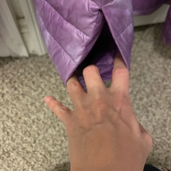 Purple Lands End Spring / Fall / Winter Jacket Girls XL Like New! - Picture 9 of 9